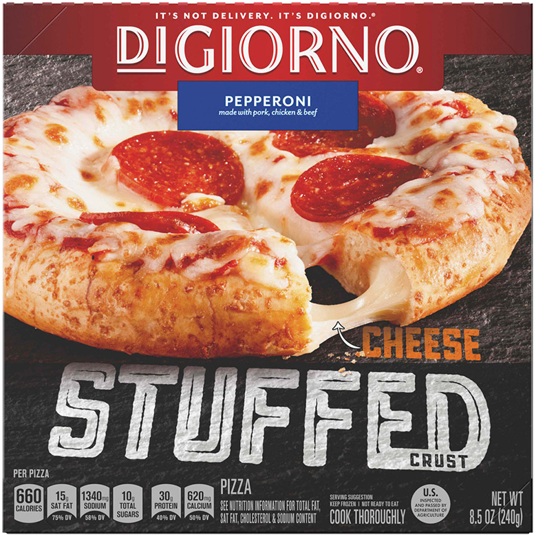 Small Stuffed Crust Pepperoni Frozen Pizza Official Digiorno
