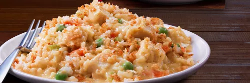Stouffers Family Size Grandmas Chicken & Vegetable Rice Bake Long Right