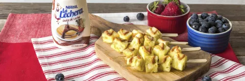 Grilled Pineapple Skewers Long Left