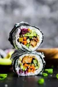 Vegan Teriyaki Sushi Burrito