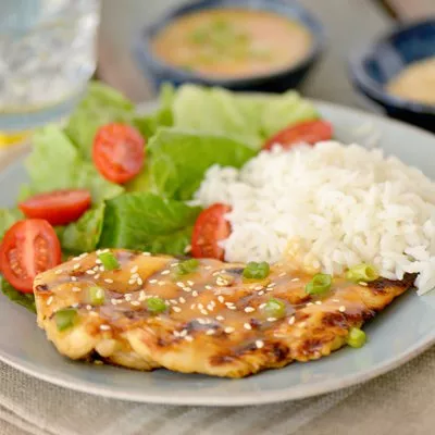 Pollo Asado con Salsa de Ciruela