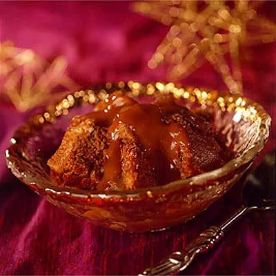 Mocha Bread Pudding with Caramel Sauce