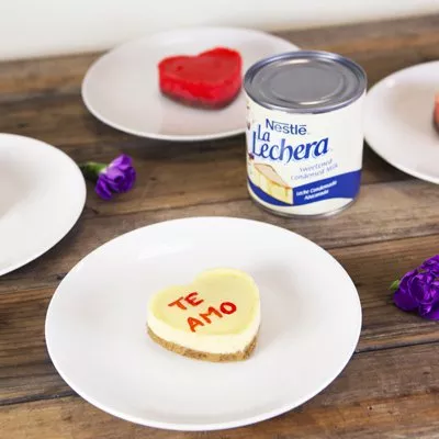 Cheesecakes de Corazones