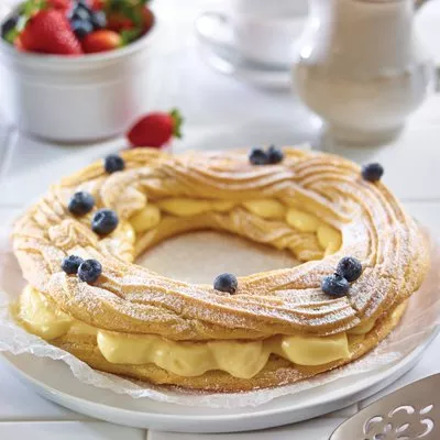 Almond Custard-Filled Pastry Ring