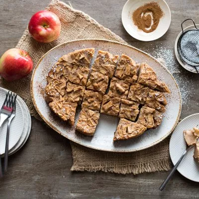 Pastel de Manzana y Especias en Olla de Cocción Lenta