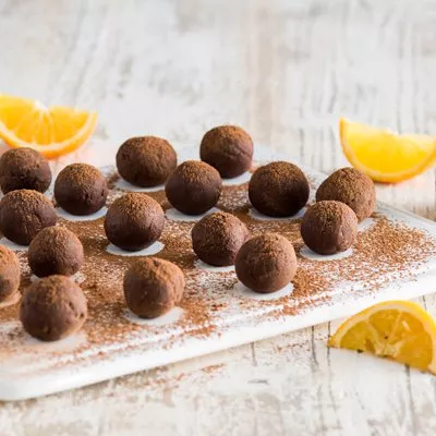 Trufas de Chocolate y Naranja