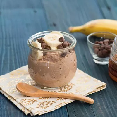 Avena de Chocolate Durante la Noche