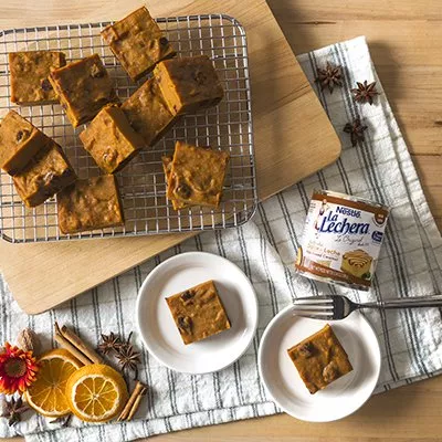 Barritas de Calabaza y Dulce de Leche