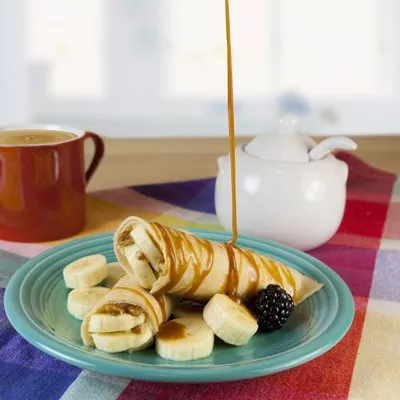 Crepa de Dulce de Leche con Plátano y Nuez