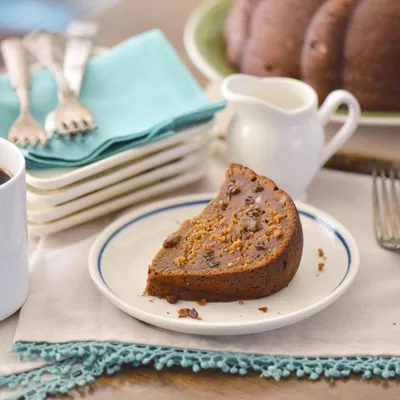 Dulce de Leche and Coffee Cake