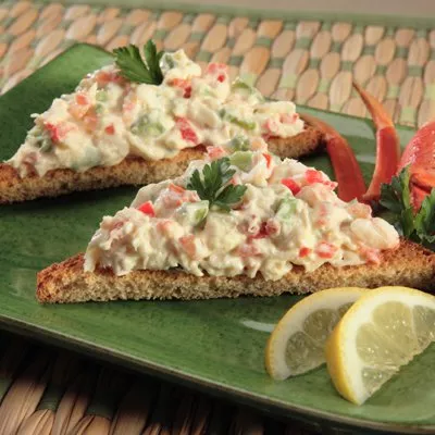 Canapés de Cangrejo Cremoso