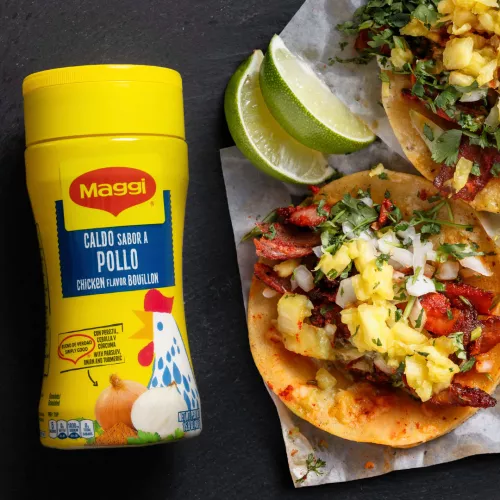 Tacos al Pastor with Creamy Poblano Chipotle Sauce