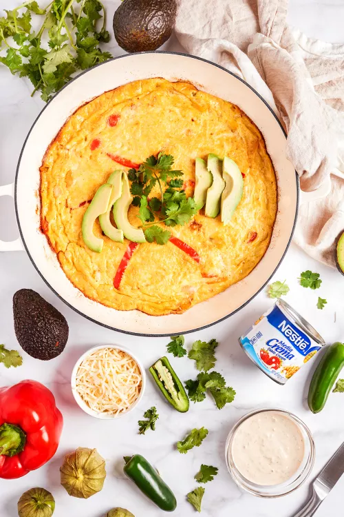 Frittata de verduras picante