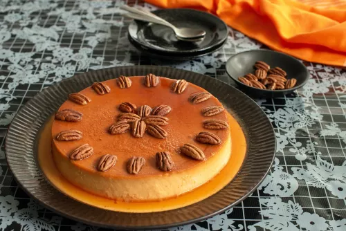 Flan de Camote