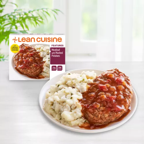 Lean Cuisine Features Meatloaf with Mashed Potatoes