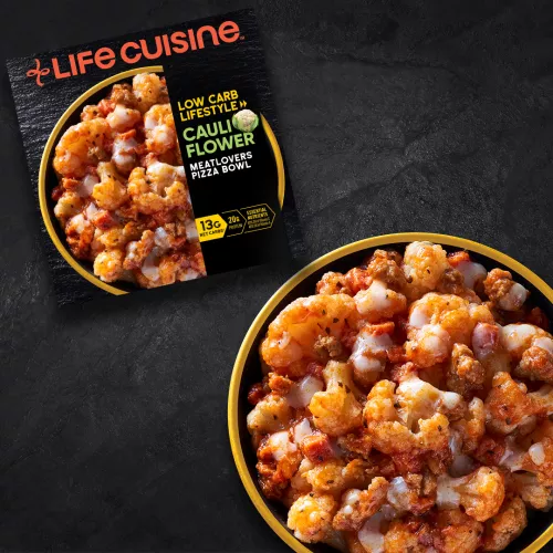 Life Cuisine Cauliflower Meatlovers Pizza Bowl
