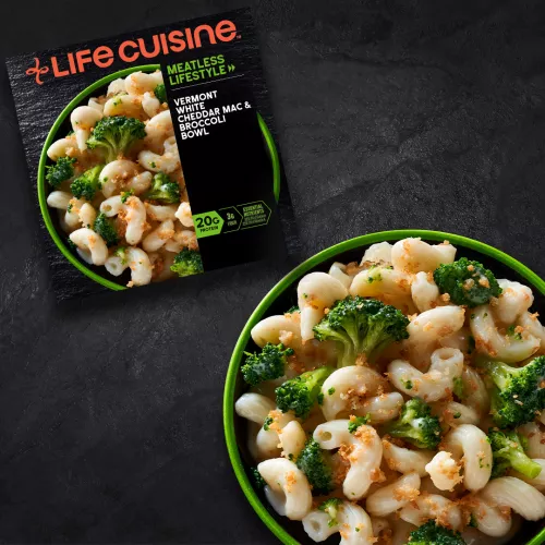 Life Cuisine Vermont White Cheddar Mac & Broccoli Bowl