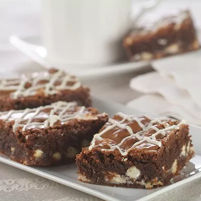 Brownies con Trocitos Blancos