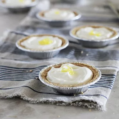 Mini Pies de Limón Sin Hornear