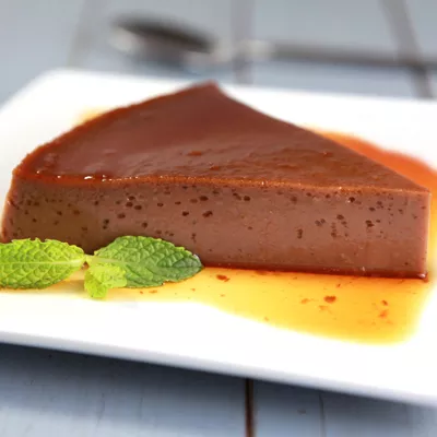 Flan de Chocolate
