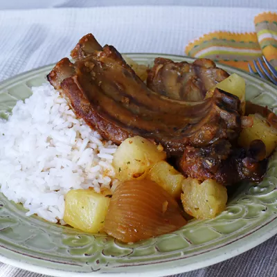 Slow Cooker Hawaiian Sweet Ribs