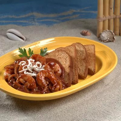Camarones al Mole