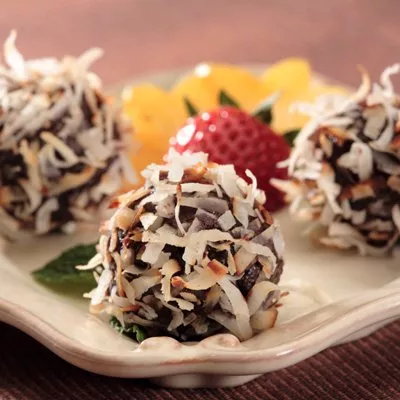 Trufas de Café y Coco