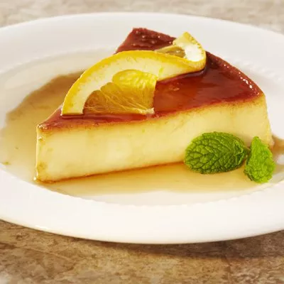 Flan de Naranja