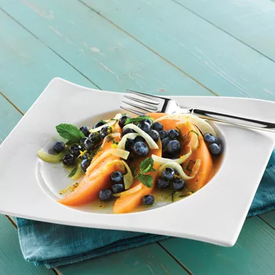 Blueberry and Melon Salad