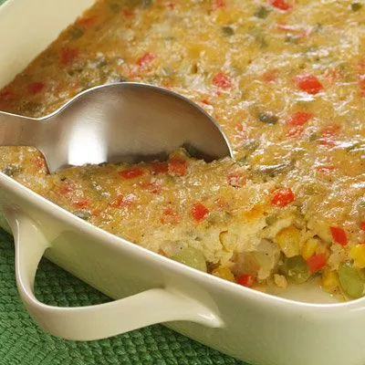 Corn and Lima Bean Pudding